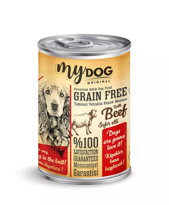 Mydog Pate Tahılsız Sığır Etli Köpek Konservesi 400 Gr 12'li