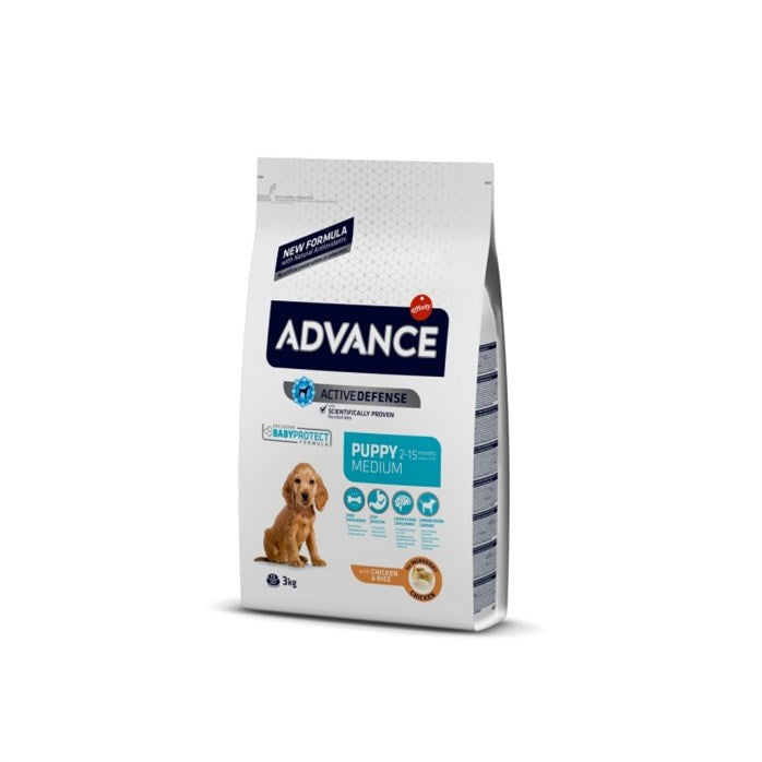 Advance Puppy Protect Tavuklu Pirinçli Orta Irk Yavru Köpek Maması 3 kg