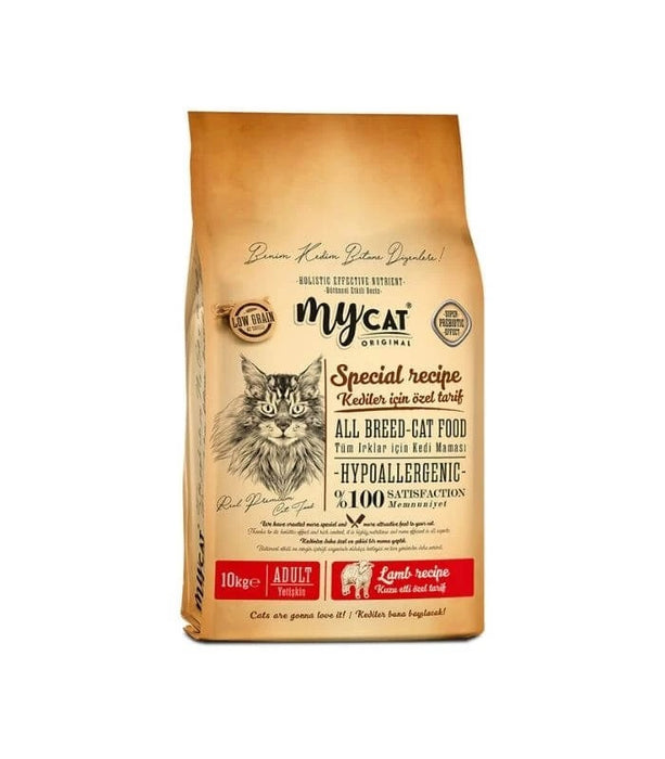 Mycat Original Hypoallergenic Kuzu Etli Kedi Maması 10 Kg