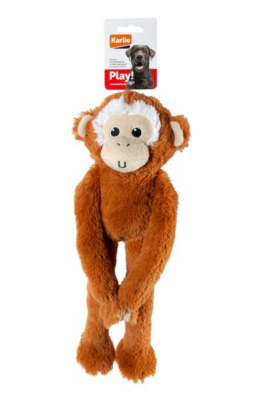Karlıe Peluş Oyuncak Maymun Kahverengi 38cm