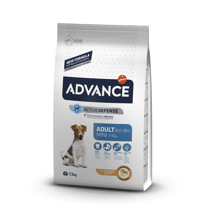 Advance Dog Mini Tavuklu ve Pirinçli Adult 7,5 Kg