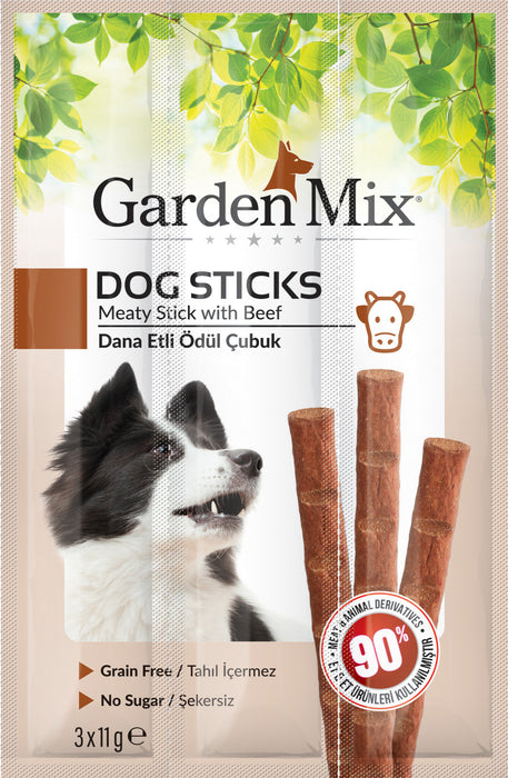 Gardenmix Dana Etli Köpek Stick Ödül 3*11g 20‘li