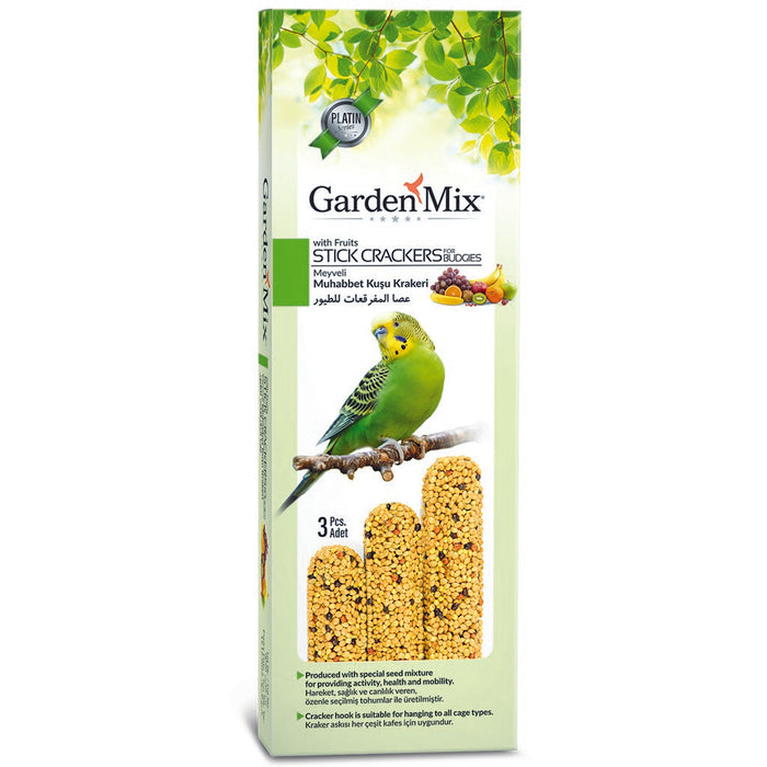 Gardenmix Platin Meyveli Kuş Krakeri 3'lü