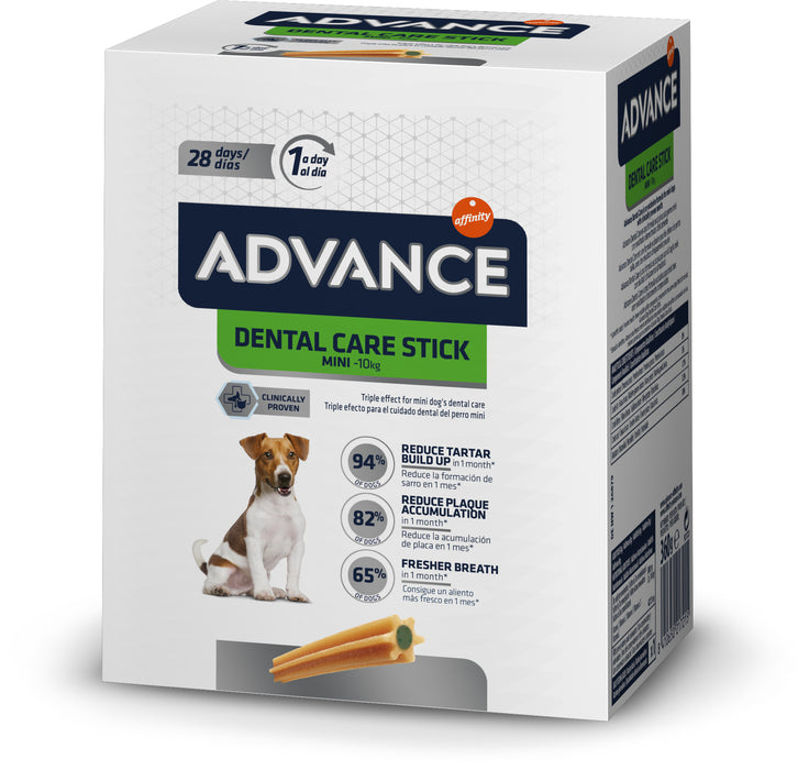 ADVANCE Dog Dental Stick Mini Irk Köpek Ödülü 90 g 4'lü