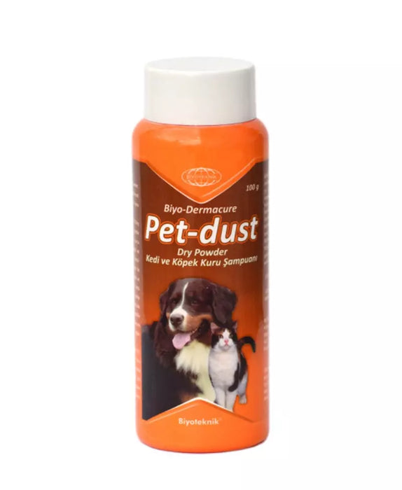 Biyoteknik Biyo-Dermacure Pet-dust Dry Powder Kuru Şampuan 100 gr