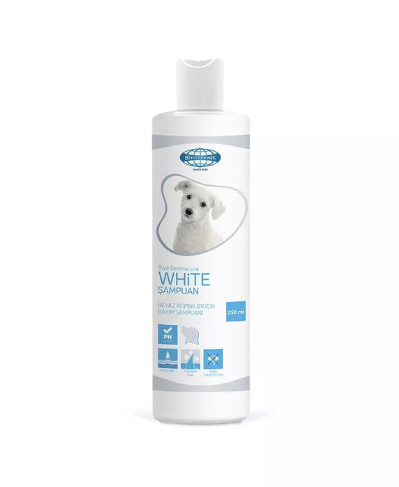 Biyoteknik Biyo Dermacure White Beyaz Köpekler İçin Şampuan 250 ml