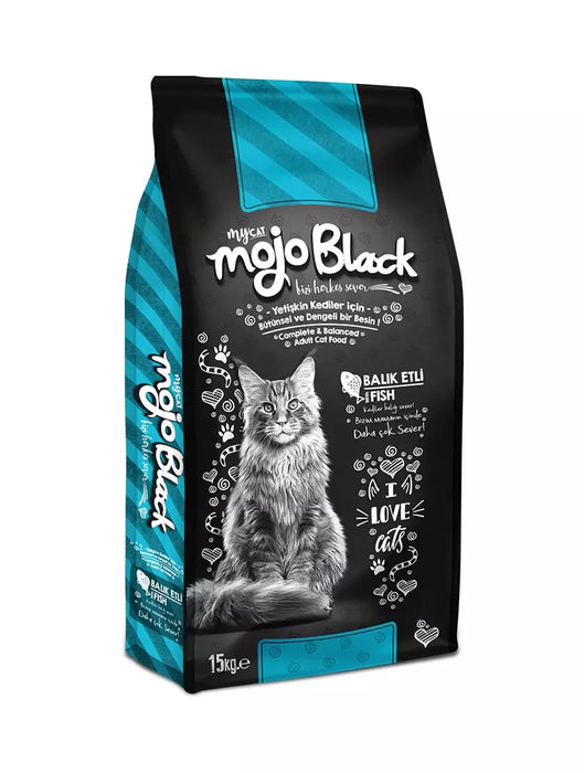 Mycat Mojo Black Balıklı Kedi Maması 15 kg