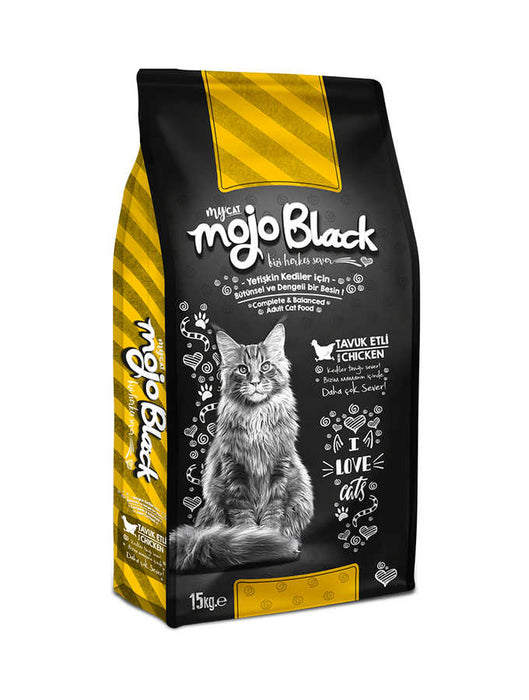 Mycat Mojo Black Tavuklu Kedi Maması 15 kg